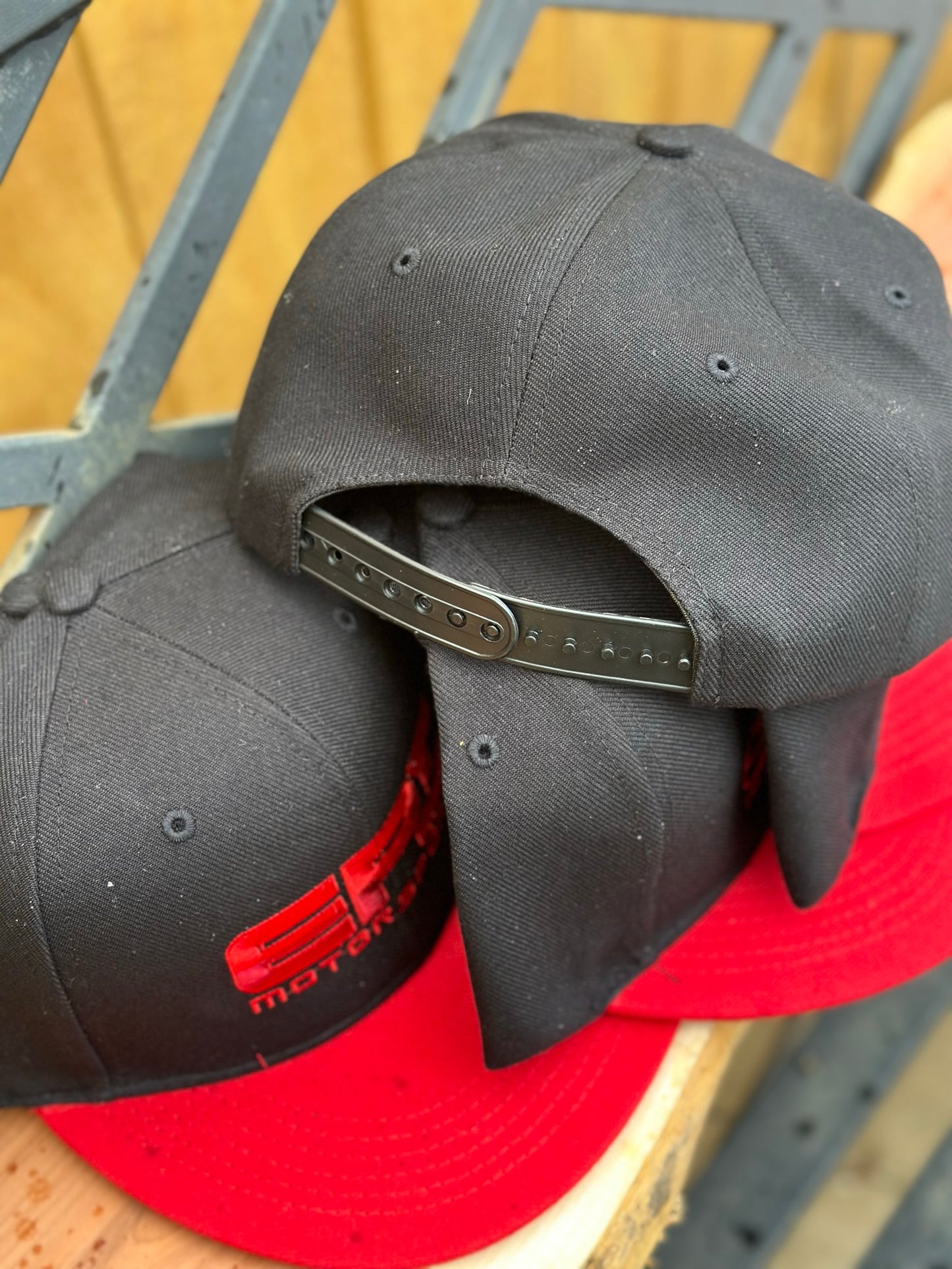 EPI Black/Red Snapback Hat