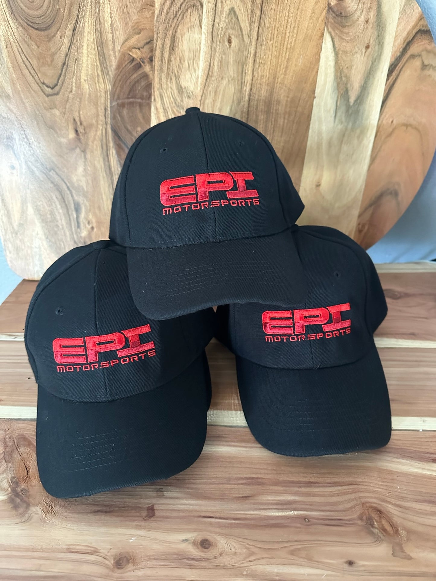 EPI Black Velcro Strap Cap