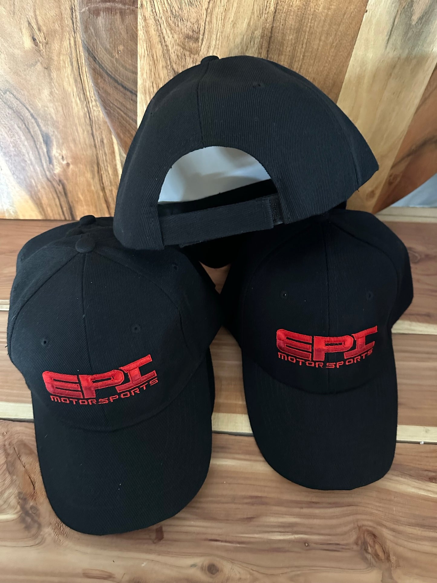 EPI Black Velcro Strap Cap